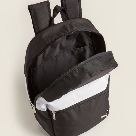 Puma Bags Puma Authentic Womens Black White Laptop Backpack Poshmark